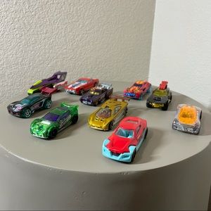 Set of 10 - Assorted Racing Themed Toy Cars